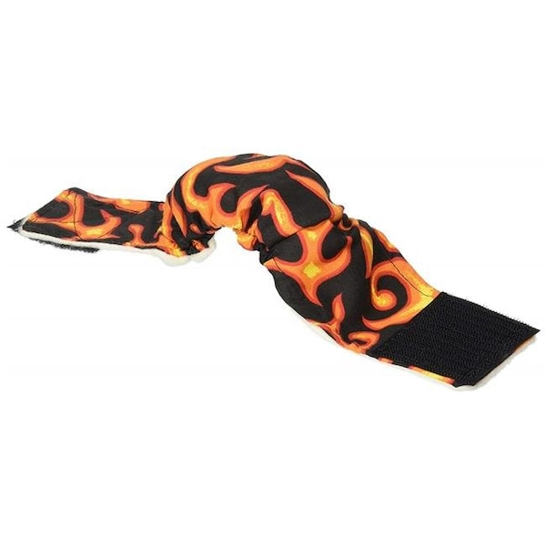 Seasonals 41210HFL Washable Male Dog Belly Band; Hot Flames - Small 41210HFL - main